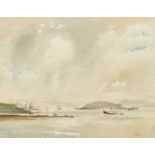 R. Vivian Pitchforth (1895-1982) 'Plymouth' watercolour, signed and inscribed in pencil, The