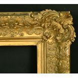 A 19th Century gilt composition frame, rebate size 9" x 11.5".