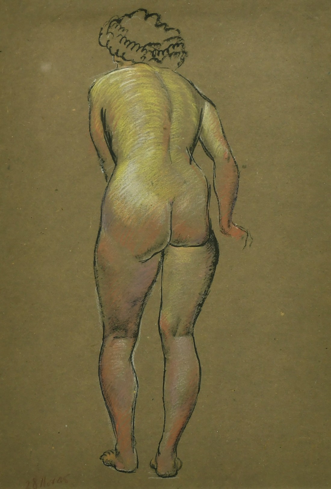 Henry Cotterill Deykin (1905-1989) British, a collection of four framed studies of a female nude, - Image 7 of 9