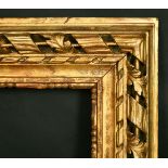 A 19th Century carved frame, rebate size 13 x 16", (33 x 40cm).