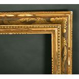An early 20th Century incised frame, 23.5" x 39.5", (60 x 100cm).
