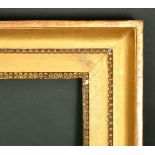 19th Century hollow frame, rebate size 32" x 51".