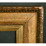 A 19th Century Watts frame, rebate size 22" x 32".