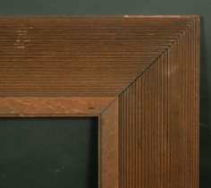 An early 20th Century Oak molded frame, 18x15, (46 x 38cm).