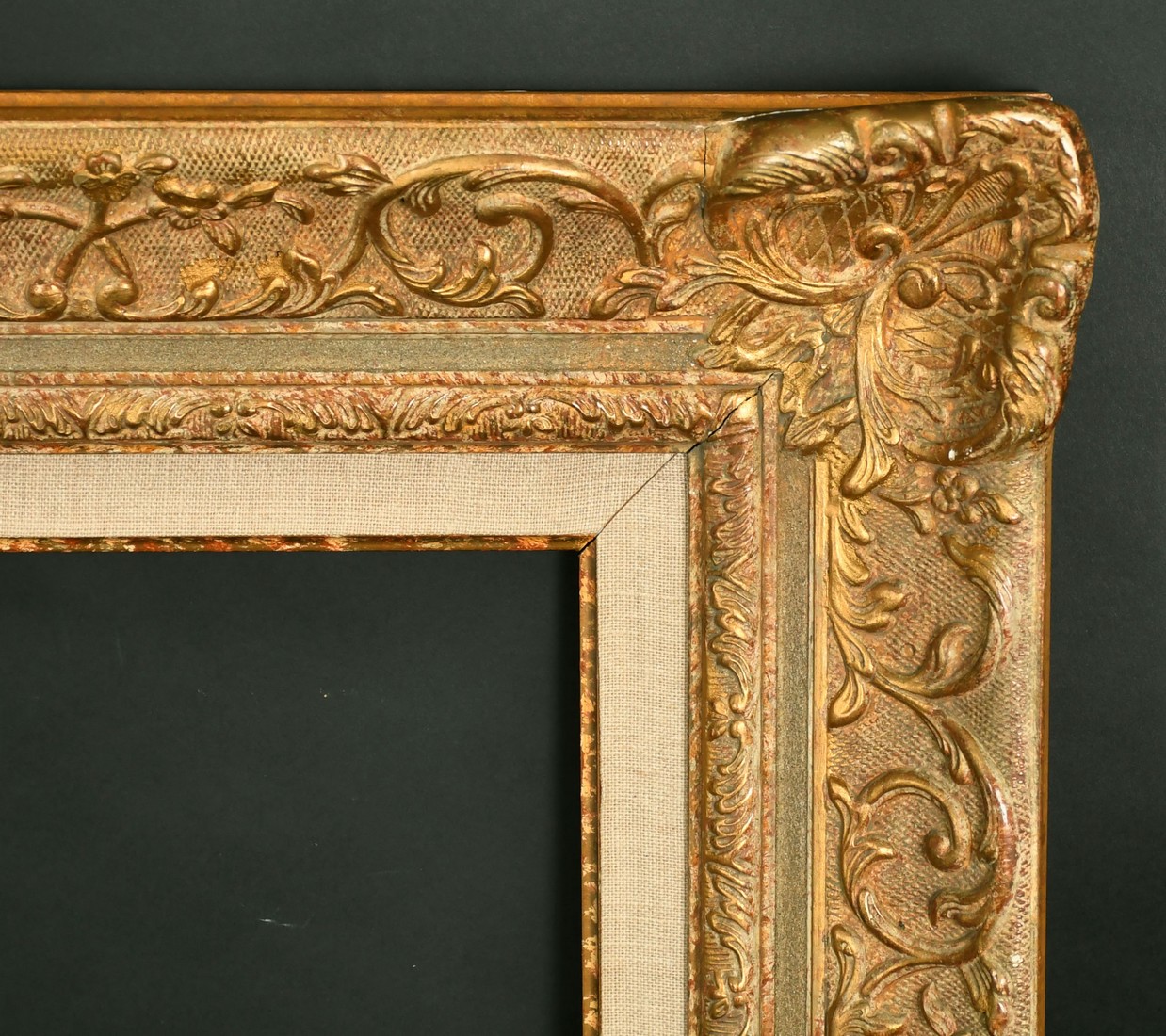 A 20th Century gilt composition frame, rebate size 25.5" x 32", (65 x 81cm).