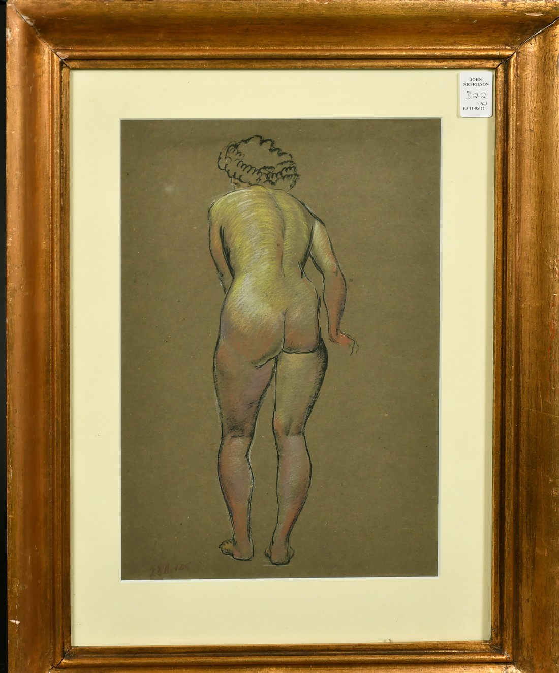 Henry Cotterill Deykin (1905-1989) British, a collection of four framed studies of a female nude, - Image 4 of 9