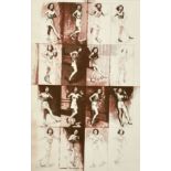 Frank Martin (1921-2005) 'How I learned to tap dance like Ginger Rogers', etching, (Artists Proof)