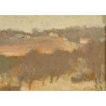 20th Century School, two oil sketches, indistinctly signed, one 8" x 6.75", the other 3.75" x 4.