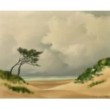 Pierre de Clausade (1910-1978) French, 'The Dunes at Arcachon', oil on canvas, signed Andre de