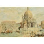 Gerrit Evers (late 19th early 20th Century), The Basilica di Santa Maria della Salute, Venice,