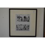 Tim Marwood, original artwork for Thomas The Tank Engine, framed and glazed.