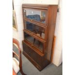 A Globe Wernicke style four section bookcase.