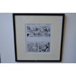 Tim Marwood, original artwork for Thomas The Tank Engine, framed and glazed.