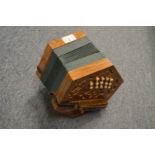 A modern thirty button accordion.