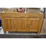 The good matching oak sideboard.