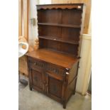 A small oak dresser.