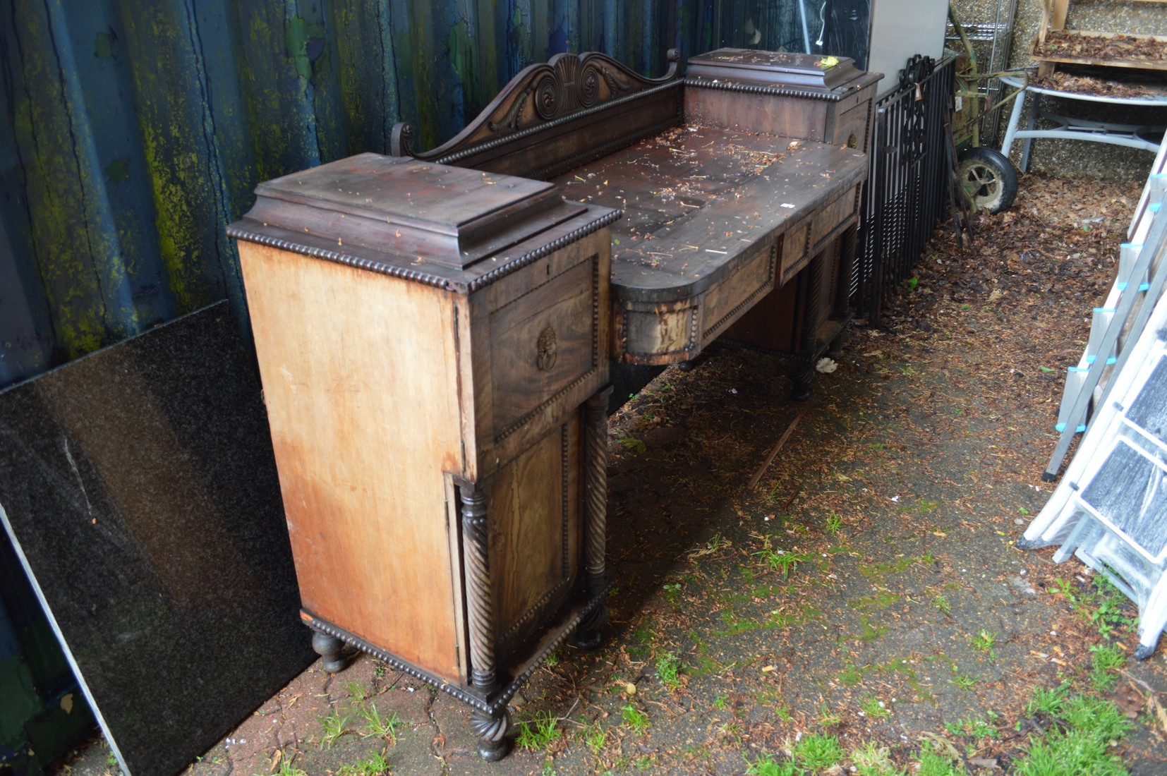 An old sideboard.