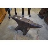 A blacksmith's anvil.