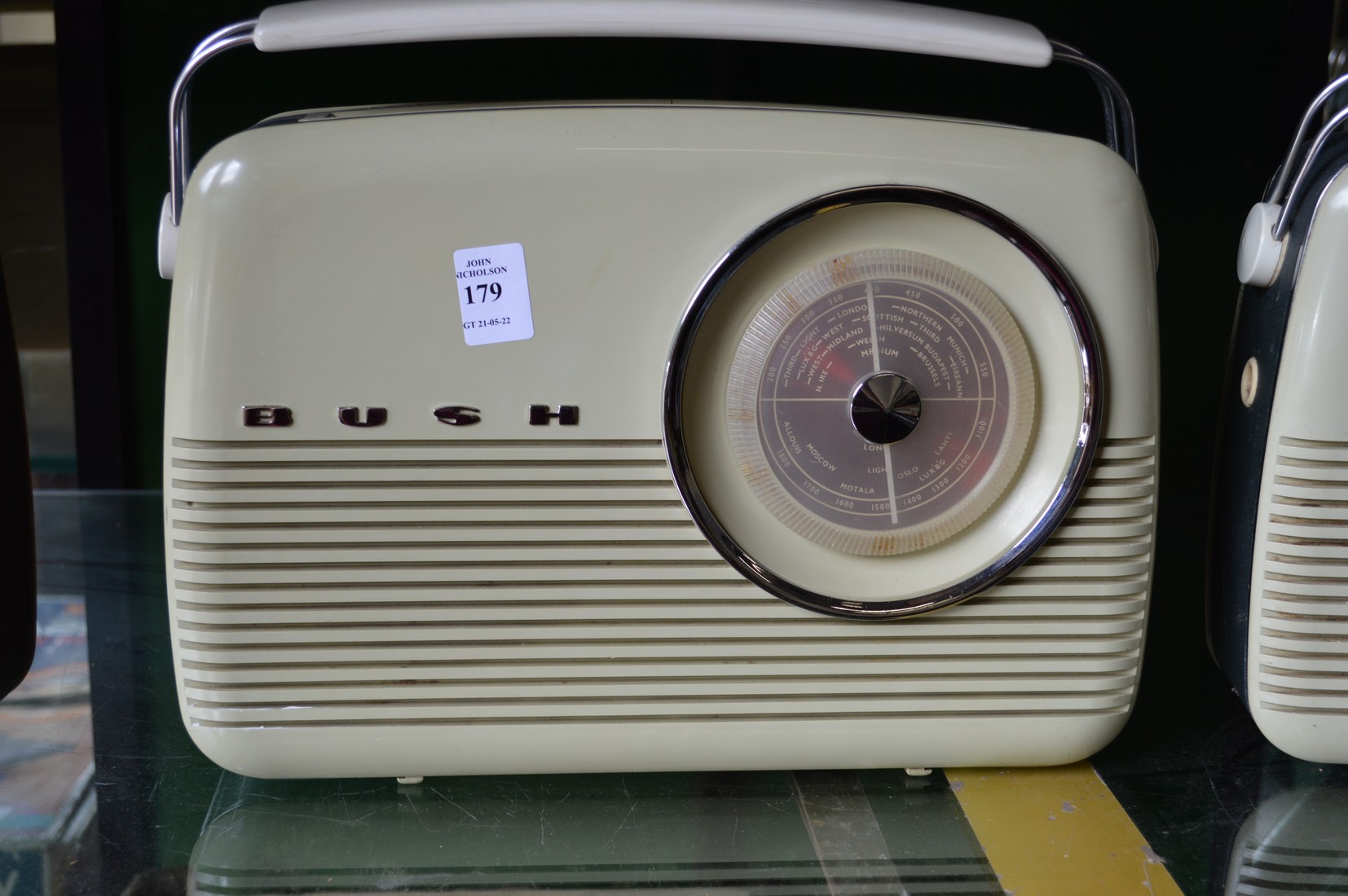 An old Bush portable radio.