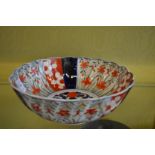 An Imari bowl.