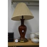 A Chinese style table lamp.