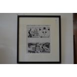 Tim Marwood, original artwork for Thomas The Tank Engine, framed and glazed.