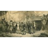 Charles Lewis after Thomas Barker,19th Century, Nelson receiving swords on board the San Joseph,