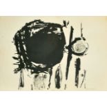 Henry Cliffe (1919-1983) British. "Aggresive [sic] Black", lithograph, signed, inscribed and
