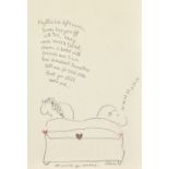 Mel Calman (1931-1994) British, 'Tell me, for God's sake' that you still need me', pencil, signed