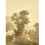 James Bourne (1773-1854), 'Southampton from Hythe', watercolour, 13" x 9", along with a