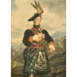 Henry Macbeth Raeburn (1860-1947) after G. Sander, 'The Cock of the North', mezzotint, signed in