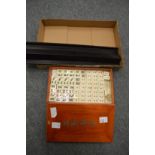 A Mahjong set.