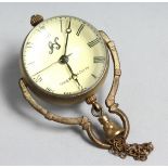 A MINI BALL PENDANT WATCH 1.25 diameter.