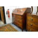 A George III mahogany bureau.