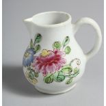 A BOW SPARROW BEAK JUG painted in famille rose style.