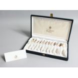 A CASED SET OF ELEVEN MALMO SILVER SPOONS