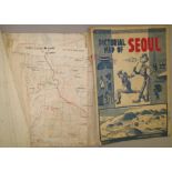 [KOREA WAR, etc.] "Pictorial Map of Seoul" and other military maps of the Korean War (incl. some