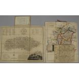 [MAPS] DIX (T.) A New Map of the County of Sussex, folding engr. map, cloth covers, 15 x 18