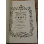 BERRY (William) County Genealogies. Pedigrees of Essex Families Collected by... and Printed in