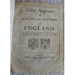 SPELMAN (Henry) [& DODSWORTH (Roger)] Villare Anglicum: or a vievv of the tovvnes of England, 4to,