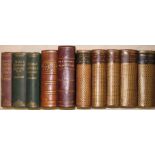 VICTORIAN LITERATURE, a collection of mainly 1860's novels etc., small format, bound mostly 2 per