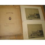 NICHOLSON (William) 2 x views of Oxford, lithos with h-colouring, 3 of 4 signed, 15.5 x 21 inches [