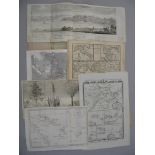 MAPS & PRINTS, misc. 18th & 19th c. (17).