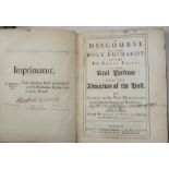 WAKE (W.) A Discourse of the Holy Eucharist, 4to, pp. [4, license & title], xxviii, [6], 127 [1],