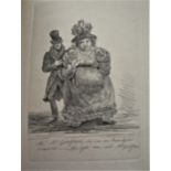 THACKERAY (W. M.) Etchings by...while at Cambridge...Now Reprinted, 8vo, 11 scenes on 8 leaves, plus