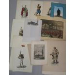 [PRINTS] misc., 19th c., ITALY, COSTUME, & misc. (Q).