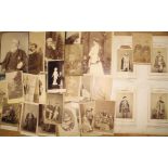 PHOTOGRAPHY, 36 carte-de-visite and cabinet cards of Sequah, British & European royalty, including