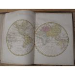 [ATLAS] WILKINSON'S General Atlas of the World, folio, engr. pict. title, 1f., 48 h-col'd engr. maps