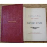 [ESTATES] HORE (J.) Sporting and Rural Records of the Cheveley Estate, sm. folio, illus., clo.,