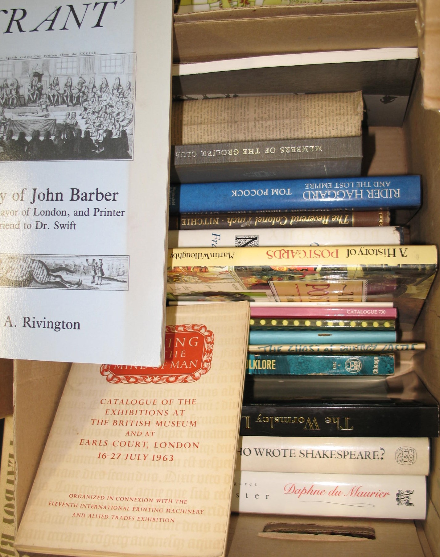 BIBLIOGRAPHY etc., a q. of bookseller's & auction catalogues, monographs, etc. (3 boxes). - Image 2 of 3